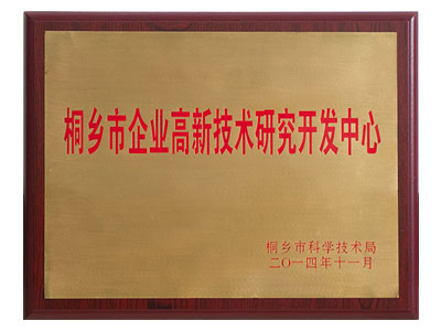 桐鄉(xiāng)市企業(yè)高新技術研究開發(fā)中心